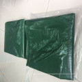 Encerado verde do pe de 12ftx12ft 165gsm